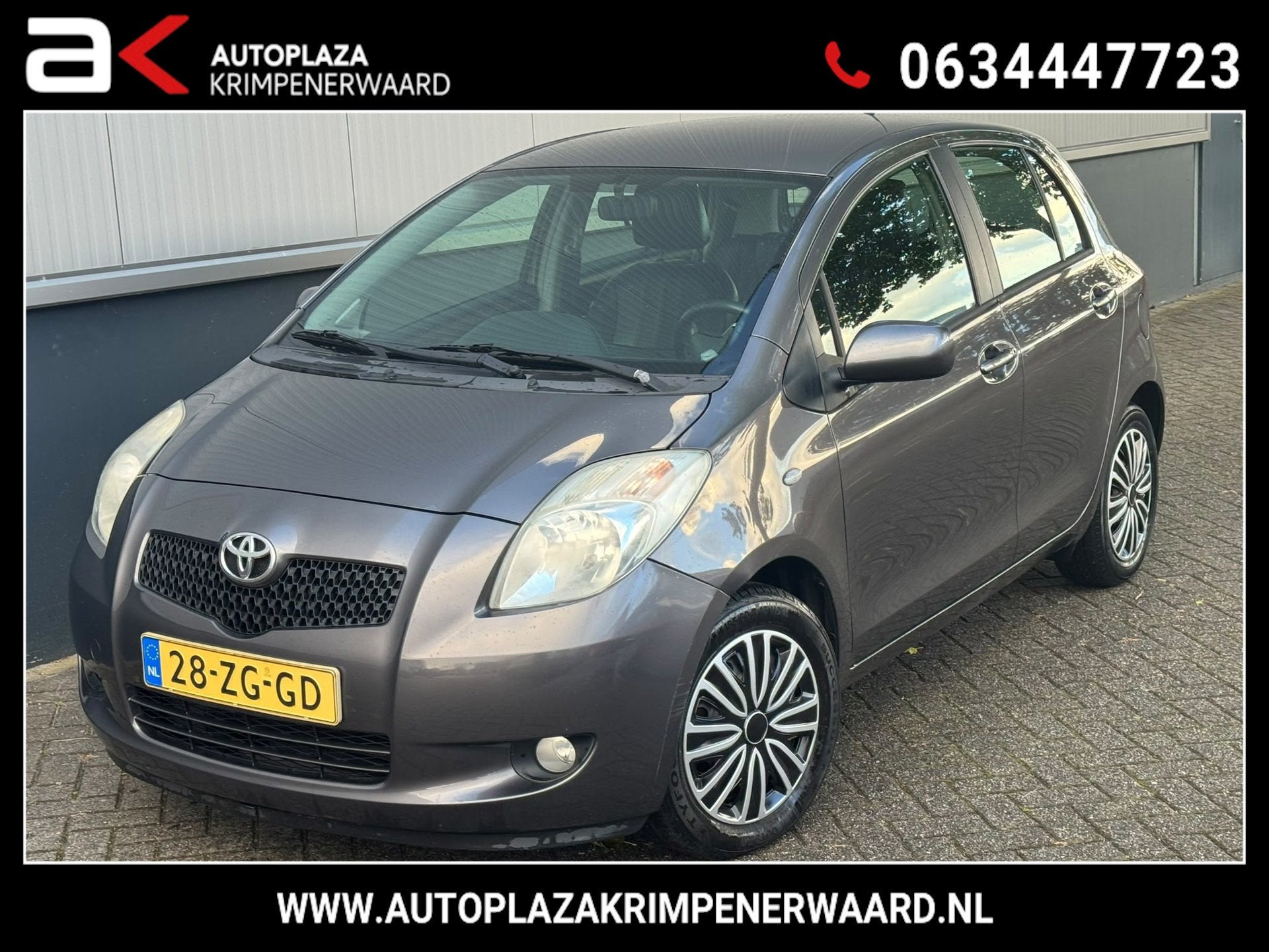 Toyota Yaris 1.3 VVTi Sol Airco Nieuwe apk 64316km NAP, Auto's, Voorwielaandrijving, 4 cilinders, 995 kg, Verwarmde buitenspiegels