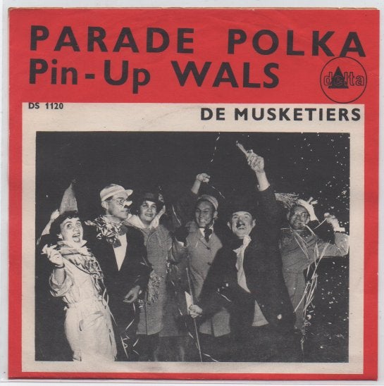 De Musketiers- Parade Polka/ Pin-Up Wals, Cd's en Dvd's, 7 inch, Ophalen of Verzenden, Zo goed als nieuw, Levenslied of Smartlap
