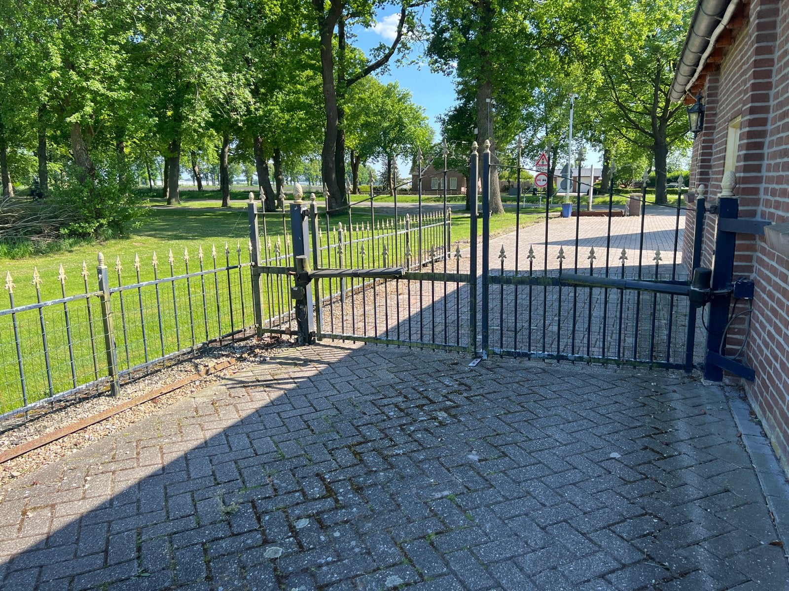 Poort - Klassiek en Duurzaam 2,8 meter, Met poort, Gebruikt, Ophalen of Verzenden, Sierhekwerk