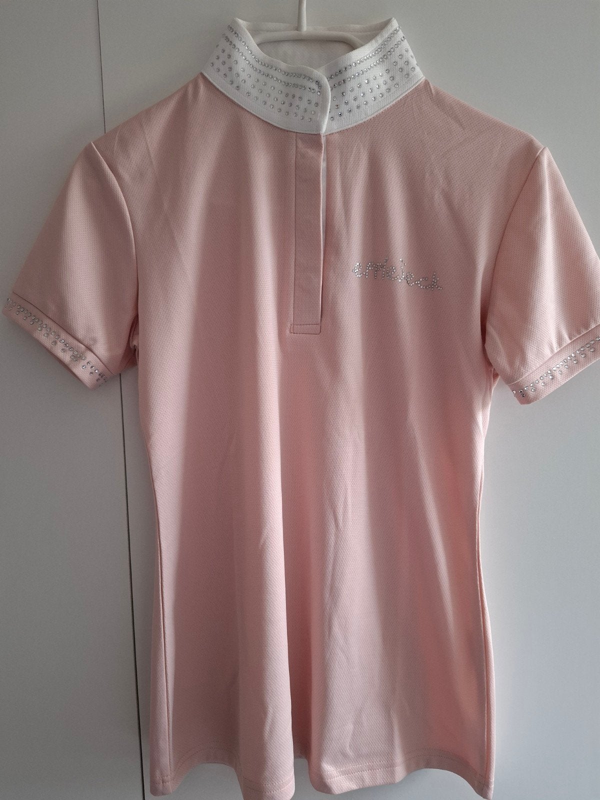 Roze paardrijshirt, maat S, merk Epplejeck, Dieren en Toebehoren, Ophalen of Verzenden, Zo goed als nieuw, Roze, Dames