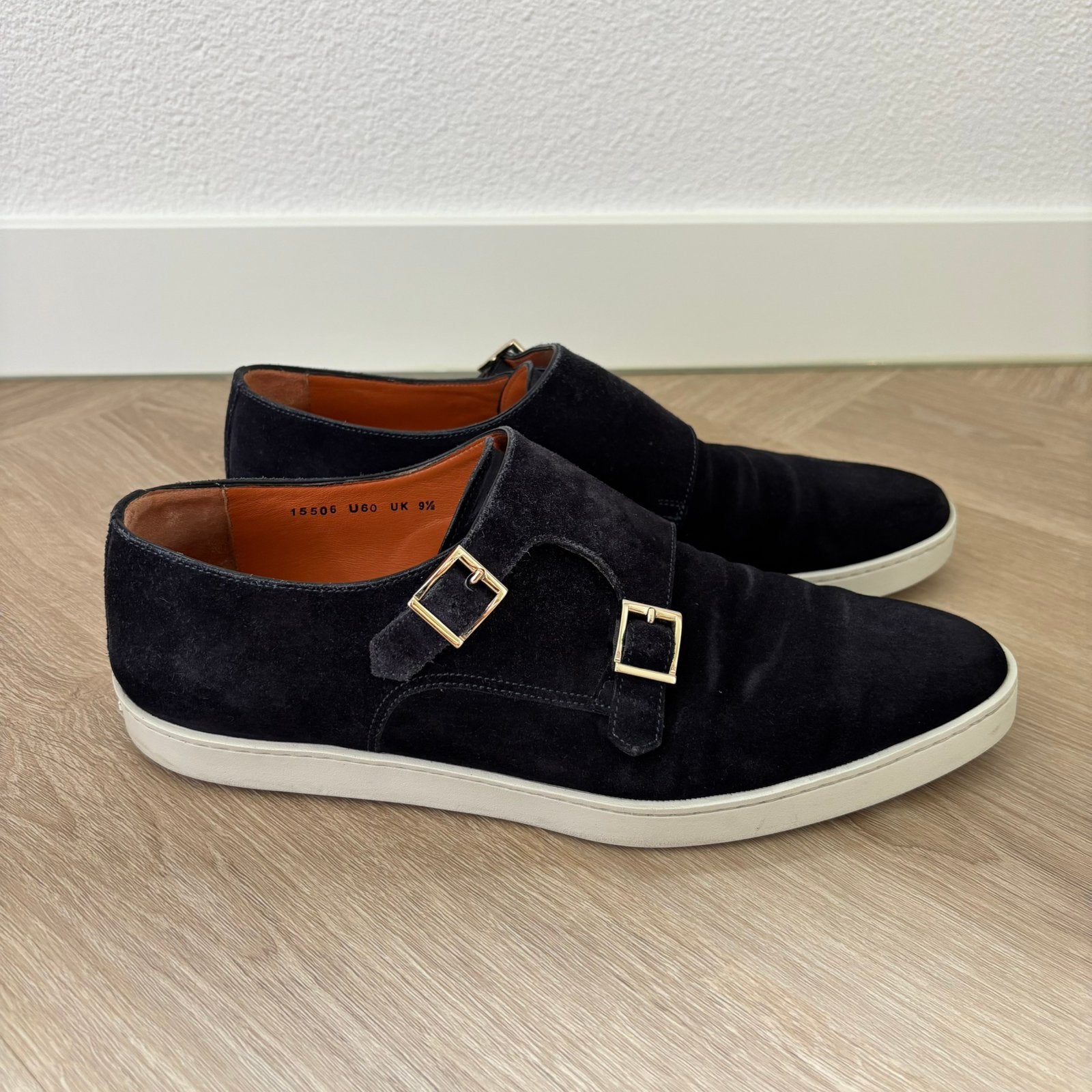 Santoni schoen maat 9.5, Overige kleuren, Ophalen of Verzenden, Gespschoenen, Gedragen