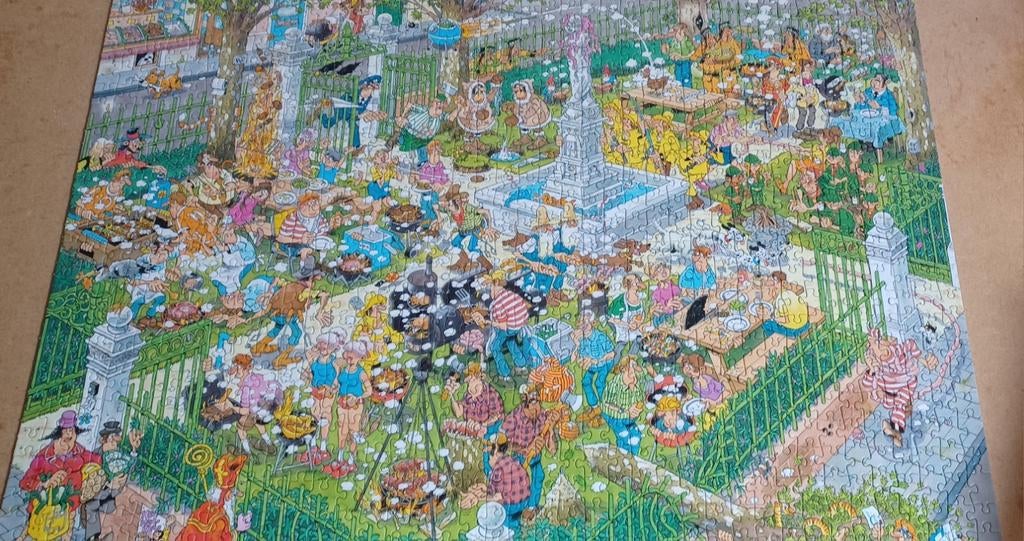 Jan van haasteren puzzel 1000 stukjes, Ophalen of Verzenden, 500 t/m 1500 stukjes, Zo goed als nieuw