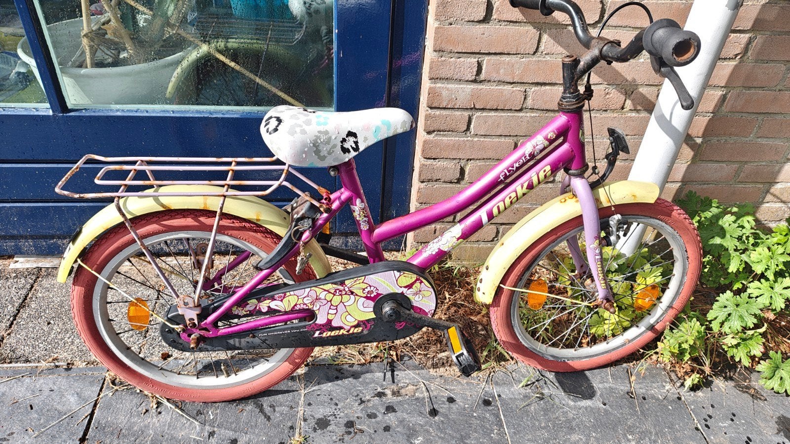 Loekie fiets 18", Fietsen en Brommers, Ophalen, Gebruikt, 18 inch, Loekie