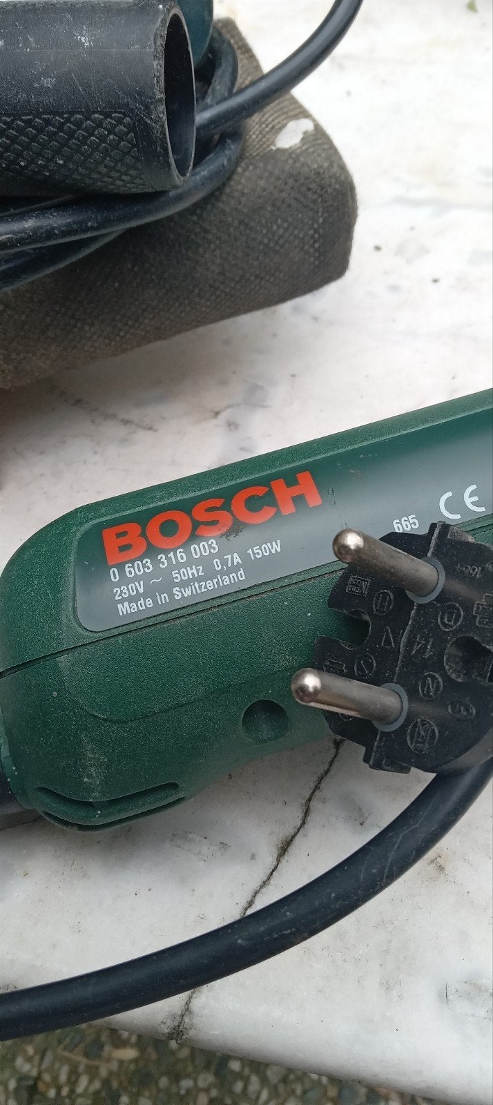 Bosch krap machine plus blackdecker schuurmachine  igs, Ophalen of Verzenden, Minder dan 600 watt, Vlakschuurmachine