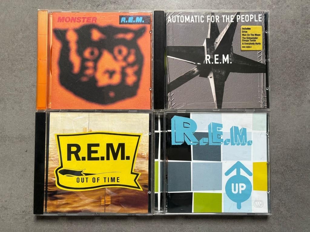 REM 5xcd- Monster, Automatic For The People, Out Of Time, Up, Ophalen of Verzenden, Zo goed als nieuw