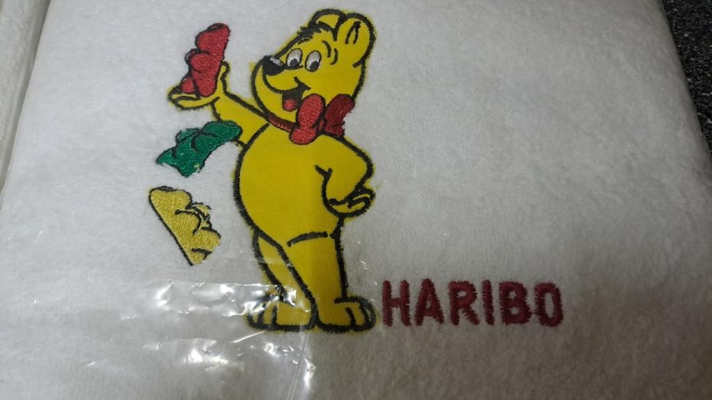 2 x Haribo badhanddoek nieuw., Verzamelen, Gebruiksvoorwerp, Nieuw, Ophalen of Verzenden, N.v.t
