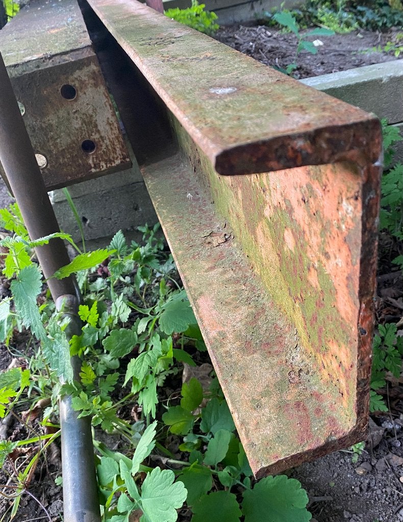 2 stalen balken, Doe-het-zelf en Verbouw, Metalen, Ophalen, Gebruikt, IJzer