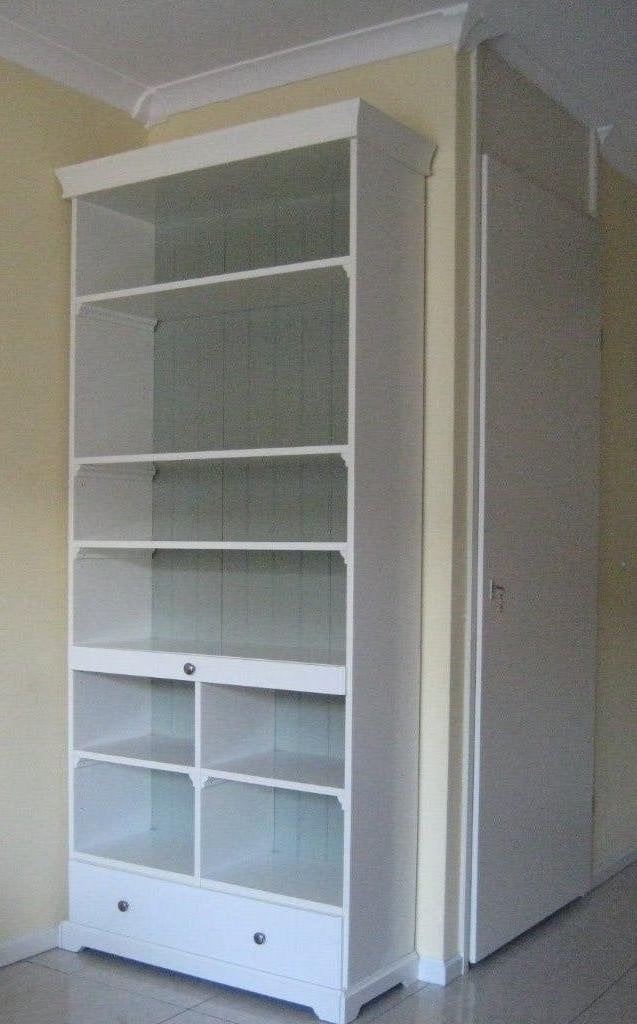 Kast boekenkast wit, Ophalen, Gebruikt, 50 tot 100 cm, Met lade(s)