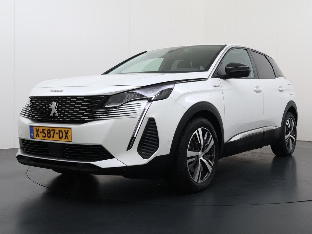 Peugeot 3008 SUV Allure Pack Business 300pk Plugin Hybrid Au, Auto's, Peugeot, Automaat, 4 cilinders, Wit, Bedrijf