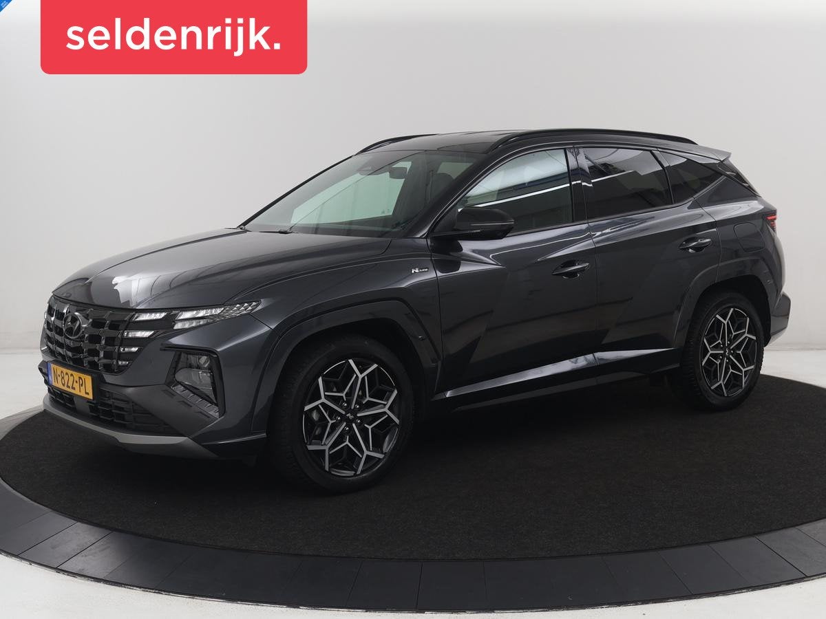 Hyundai Tucson 1.6 T-GDI HEV N Line | Leder/alcantara | Stoe, Auto's, Gebruikt, Euro 6, 4 cilinders, 1650 kg