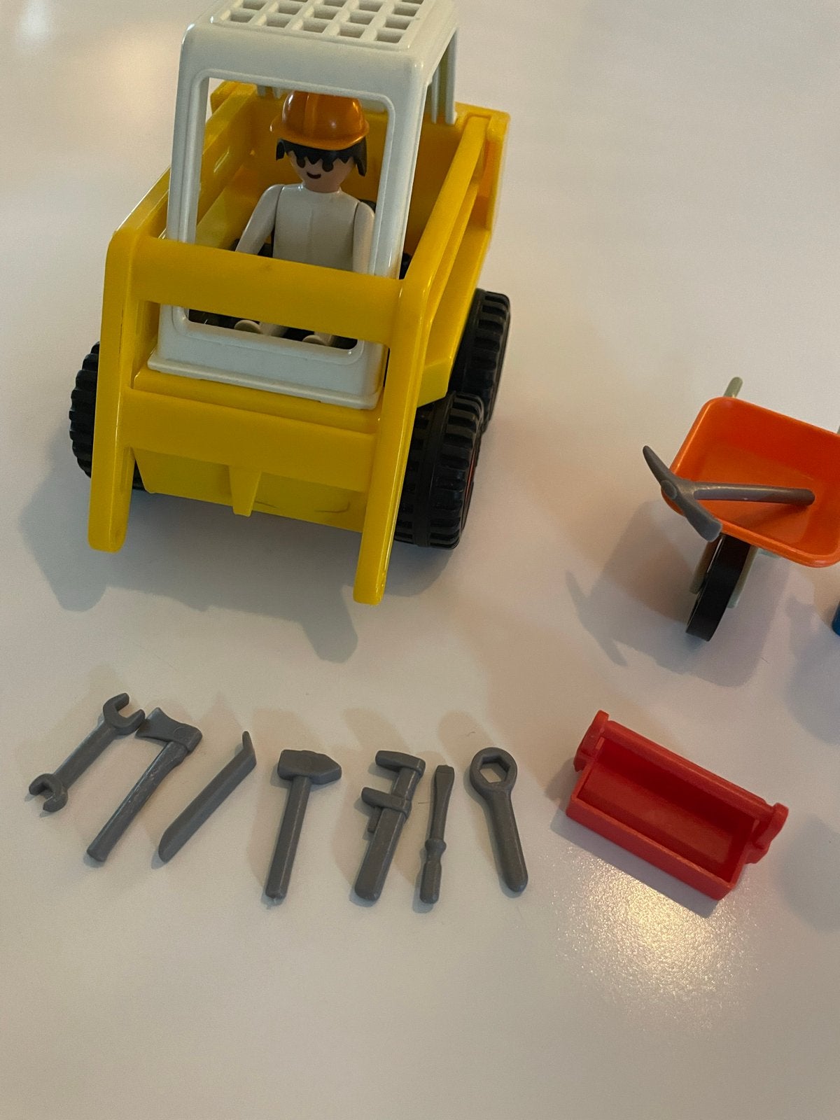 Playmobil 3507 Graafmachine uit 1980 - Niet compleet, Gebruikt, Losse onderdelen, Voertuig, Ophalen of Verzenden
