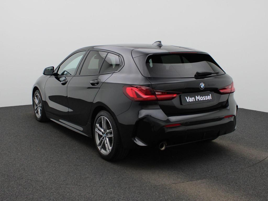 BMW 1-serie 116i Business Edition Plus M-sport Aut. | Sports, Auto's, 12 maanden, Gebruikt, Zwart, Leder