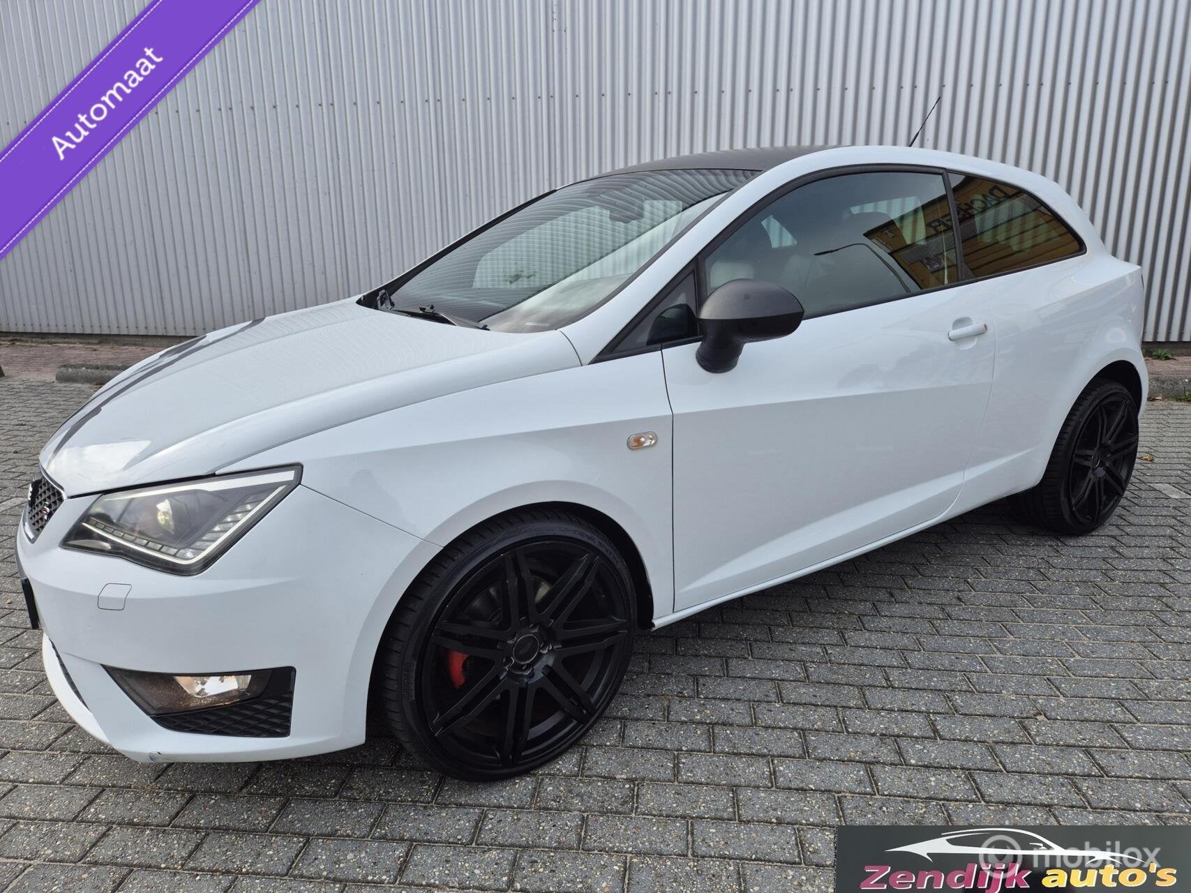 Seat Ibiza SC 1.4 150 pK TSI FR DSG, 1154 kg, Gebruikt, Zwart, 4 cilinders