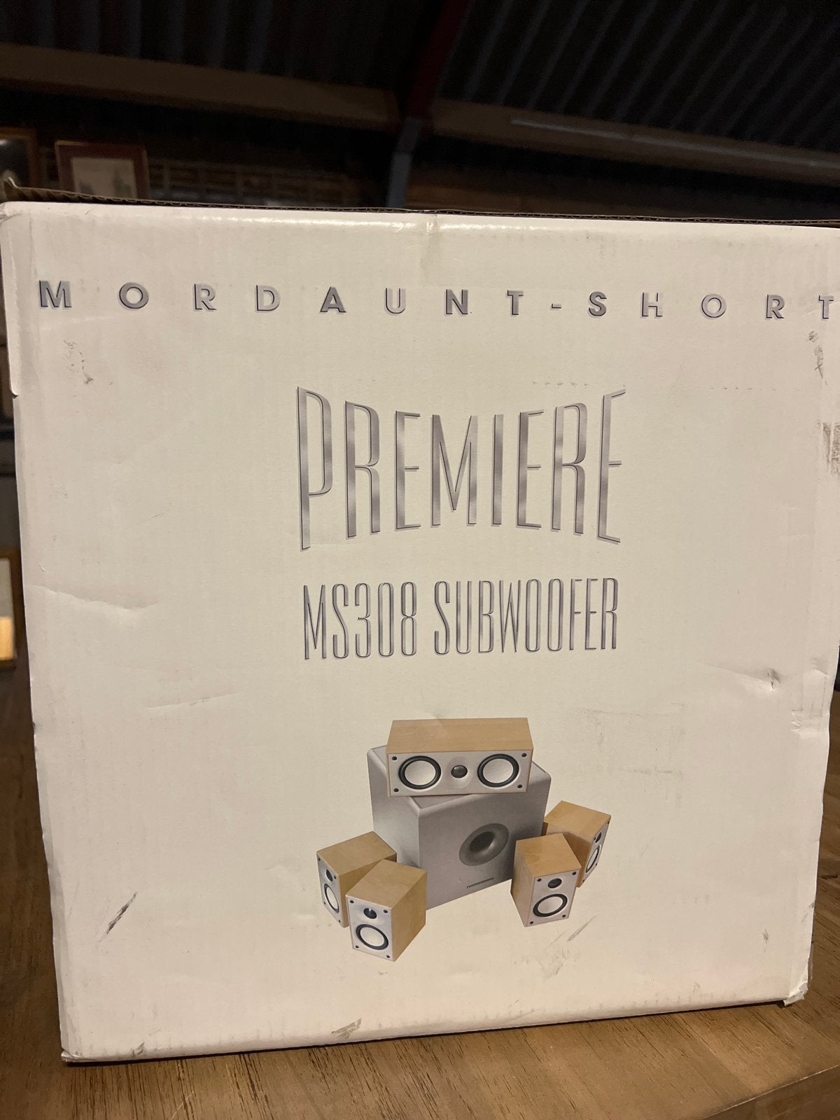 Mordaunt-Short Premiere MS308 Subwoofer - Nieuw in doos, Audio, Tv en Foto, Luidsprekers, 150 watt of meer, Subwoofer, Nieuw, Ophalen of Verzenden