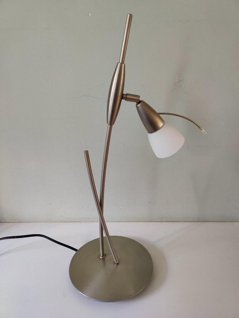 Vintage Bopp Leuchten Gmbh Tafellamp, 90's, Ophalen of Verzenden, Gebruikt, Glas, Minder dan 50 cm