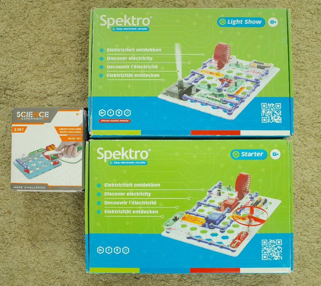 Spektro - set 3 dozen (starter + lightshow + extra set), Kinderen en Baby's, Speelgoed | Educatief en Creatief, Gebruikt, Elektronica