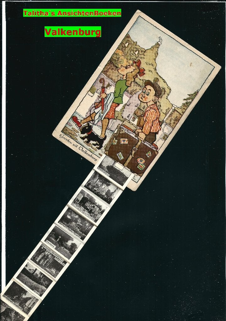 Charles Kemper Leporello Valkenburg Y11, Ophalen of Verzenden, 1940 tot 1960, Gelopen