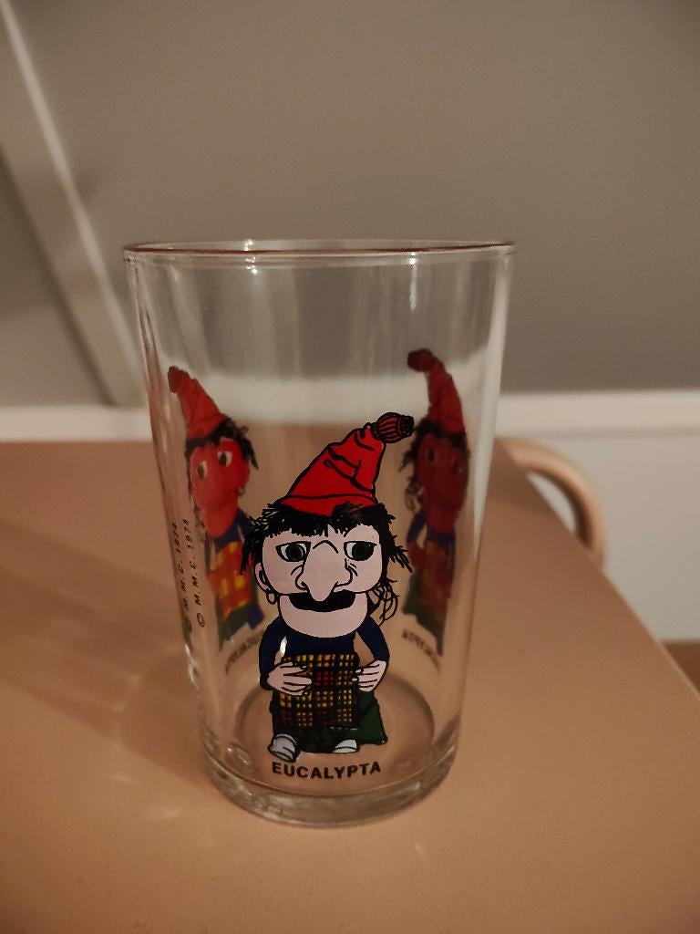 Vintage glas eucalypta, Ophalen of Verzenden, Zo goed als nieuw