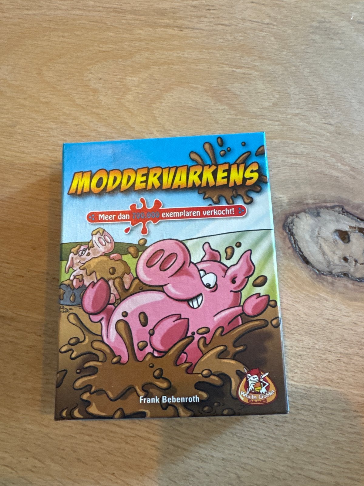Moddervarkens Kaartspel - Leuk voor het hele gezin!, Een of twee spelers, Ophalen of Verzenden, Zo goed als nieuw