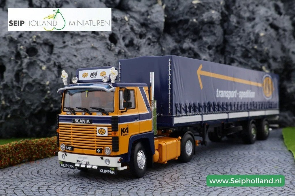 Tekno Scania 141 klassieke huif ASG Klippan, Info@seipholland.nl, Nieuw, Bus of Vrachtwagen, Nederland
