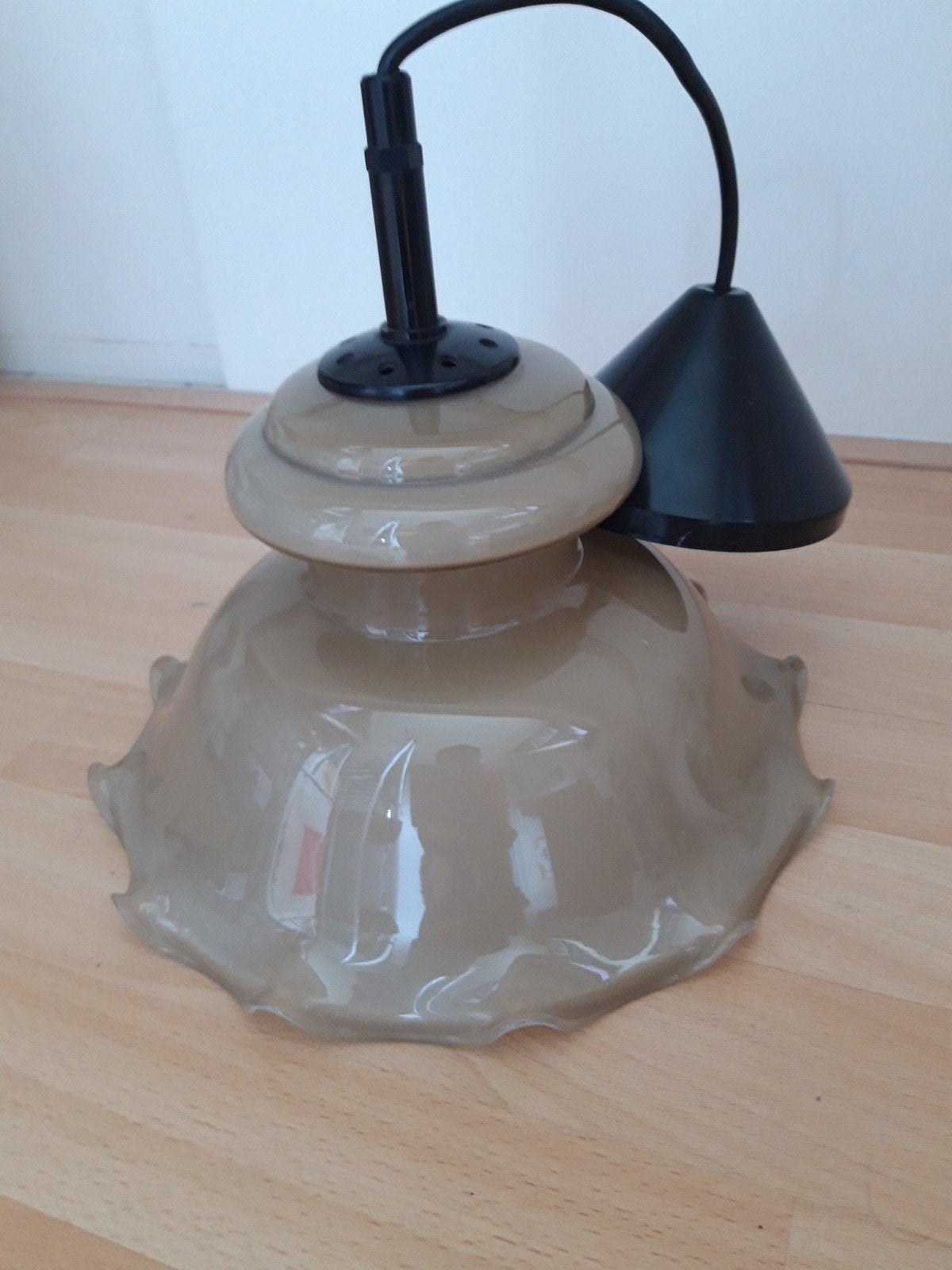 vintage glazen hanglampje, Huis en Inrichting, Ophalen, Glas