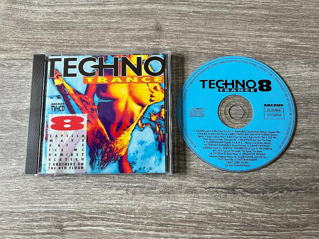 Techno Trance 8  (1994) Oldschool Hardcore Thunderdome, Ophalen of Verzenden, Zo goed als nieuw, Dance Populair