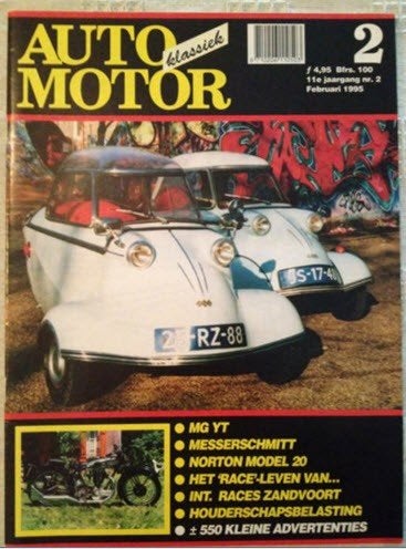 AMK: Messerschmitt KR 175 en 200, Norton model 20, MG YT, Ophalen of Verzenden, Gelezen, Algemeen