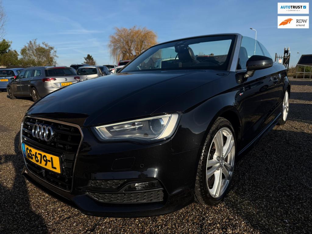 Audi A3 Cabriolet 1.8 TFSI Ambition Pro Line S Open Days Cam, Auto's, Audi, Gebruikt, 4 cilinders, Cabriolet, Zwart