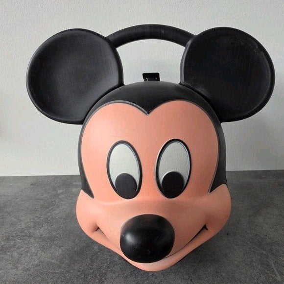 Vintage Mickey Mouse Lunchbox met Beker, Ophalen of Verzenden, Gebruikt, Jongen of Meisje