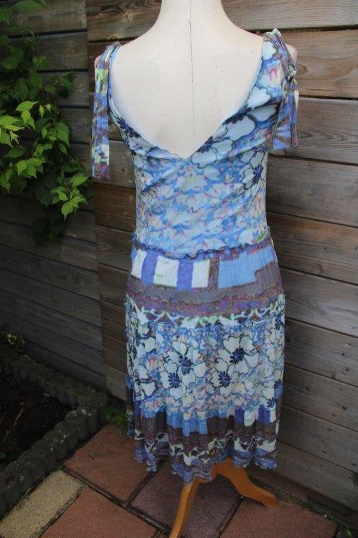 Jurk blauw Lulu-H mt S Vaste prijs, Blauw, Ophalen of Verzenden, Zo goed als nieuw, Knielengte