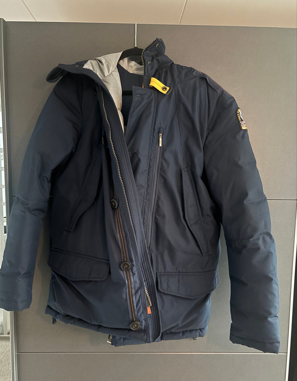 Parajumpers Winterjas - Donkerblauw, Maat L, Verzenden, Zo goed als nieuw, Maat 52/54 (L), Blauw
