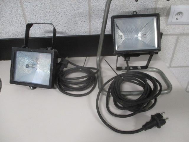 bouwlamp--led bouwlamp--werkplaats verlichting--schijnwerper, Doe-het-zelf en Verbouw, Bouwverlichting, Ophalen, Zo goed als nieuw