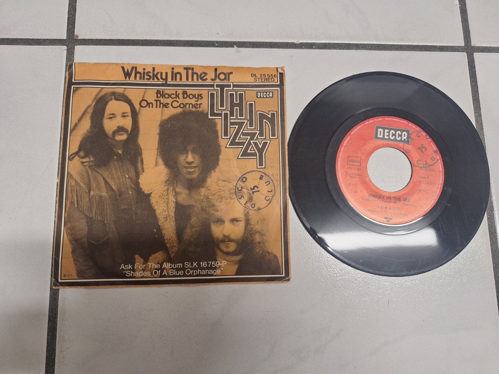 Thin Lizzy - Whisky In The Jar / Black Boys On The Corner, Gebruikt, 7 inch, EP, Rock en Metal