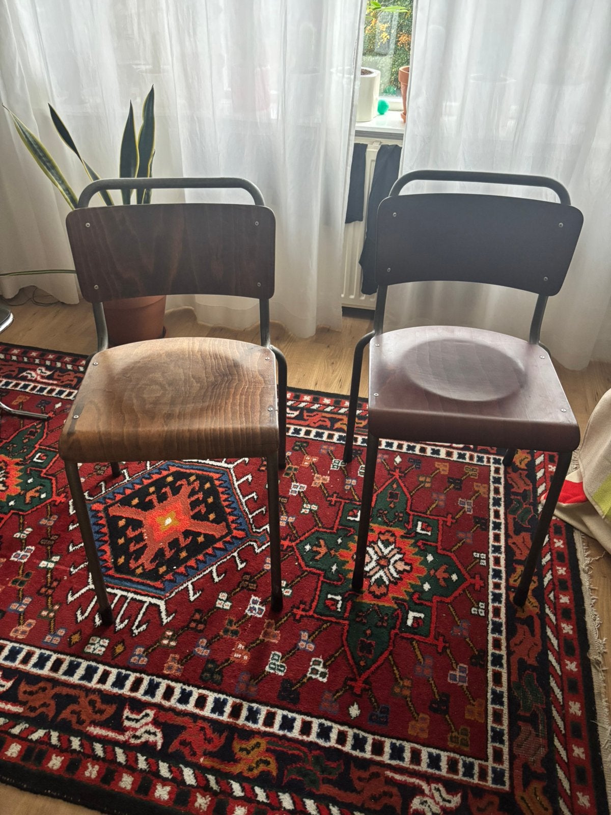 2 x Gispen 106 TU Delft schoolstoelen, Ophalen of Verzenden, Gebruikt
