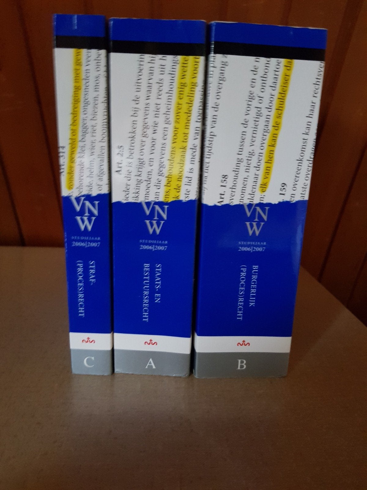 VNW jaar 2006/2007 - Straf-, Staats- en Burgerlijk Rec, Gelezen, Sdu Uitgevers, Ophalen of Verzenden, WO