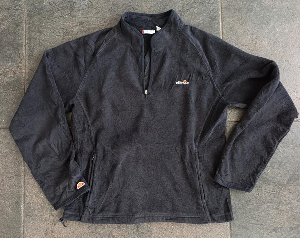 Ellesse half zipp fleece trui maat 40 / L, Kleding | Dames, Ophalen of Verzenden, Zo goed als nieuw, Maat 38/40 (M), Zwart