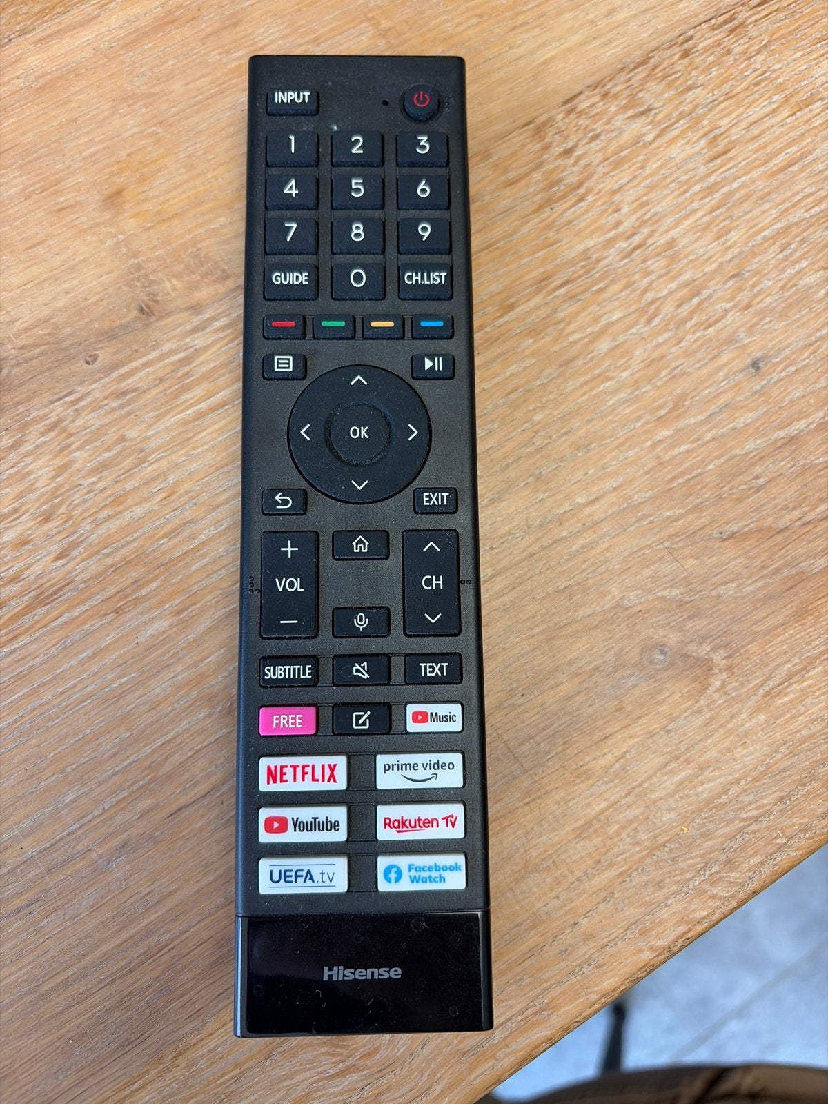 Originele Hisense Smart TV-afstandsbediening, Ophalen of Verzenden, Zo goed als nieuw, Origineel, Tv