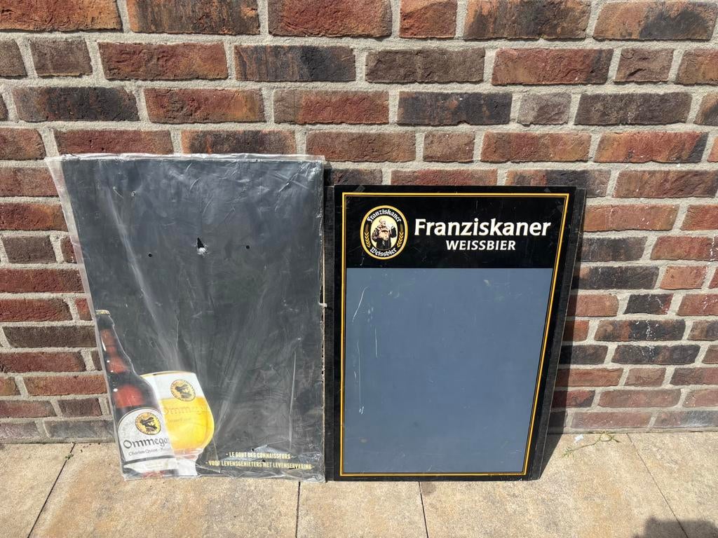 2 bier krijt borden reclamebord, Ophalen, Zo goed als nieuw, Reclamebord, Plaat of Schild, Overige merken