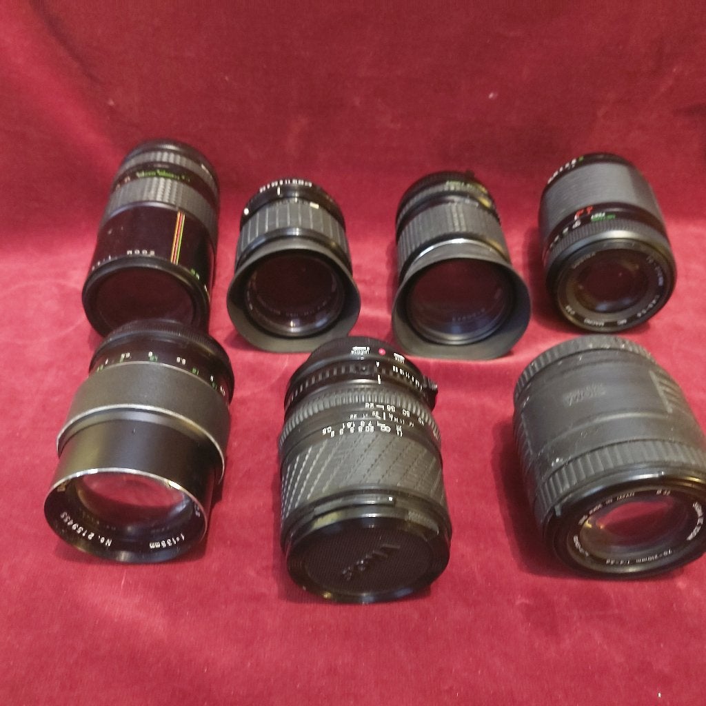 lens  7 stuks  Sigma  Tokina Cosina Makinon Pentor, Gebruikt, Tokina, Overige vattingen, Zoom