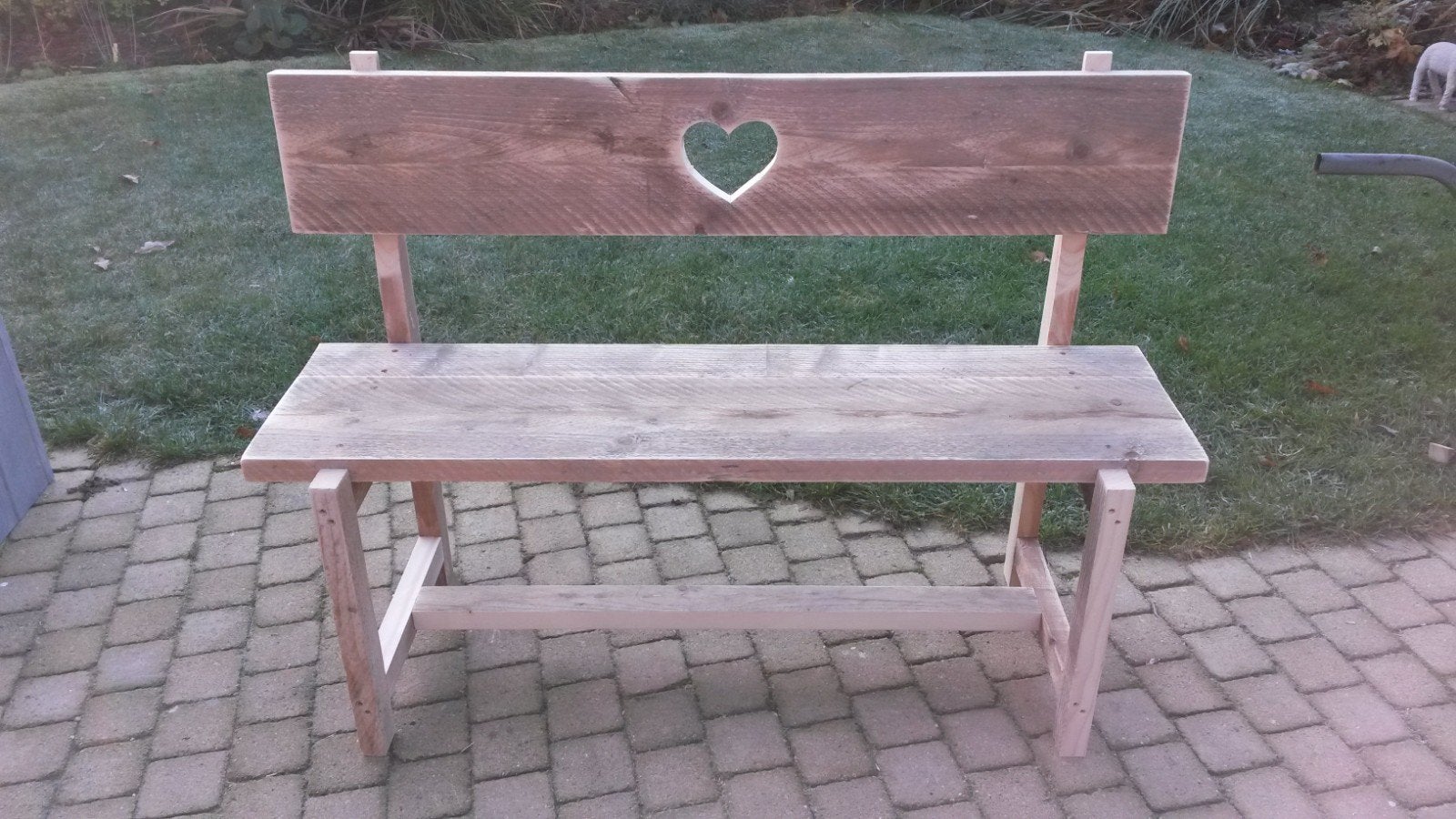 Bankje steigerhout, Ophalen, Nieuw, Hout