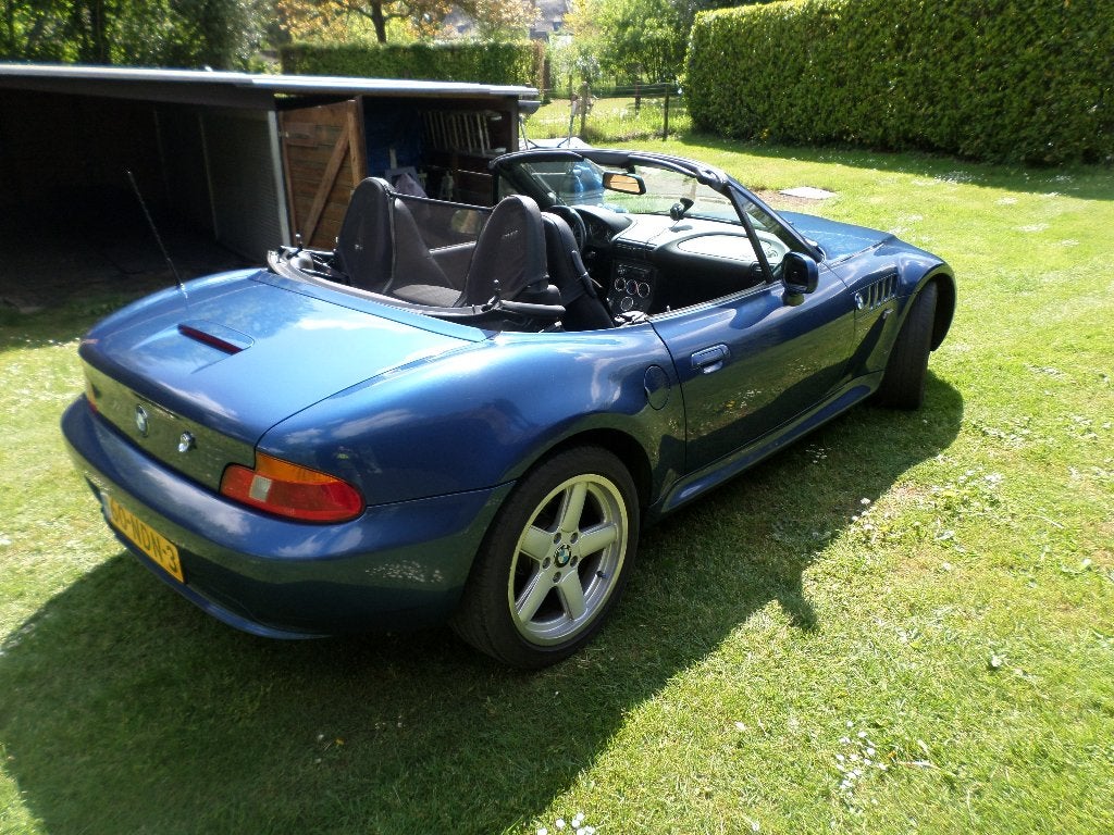 BMW Z3 2.2 I Roadster 2001 Blauw, 2171 cc, Achterwielaandrijving, Zwart, Cabriolet