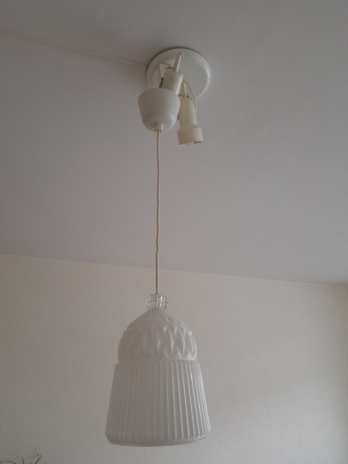 Hanglamp Vanadin Ikea vintage - zgan, Ophalen, Glas