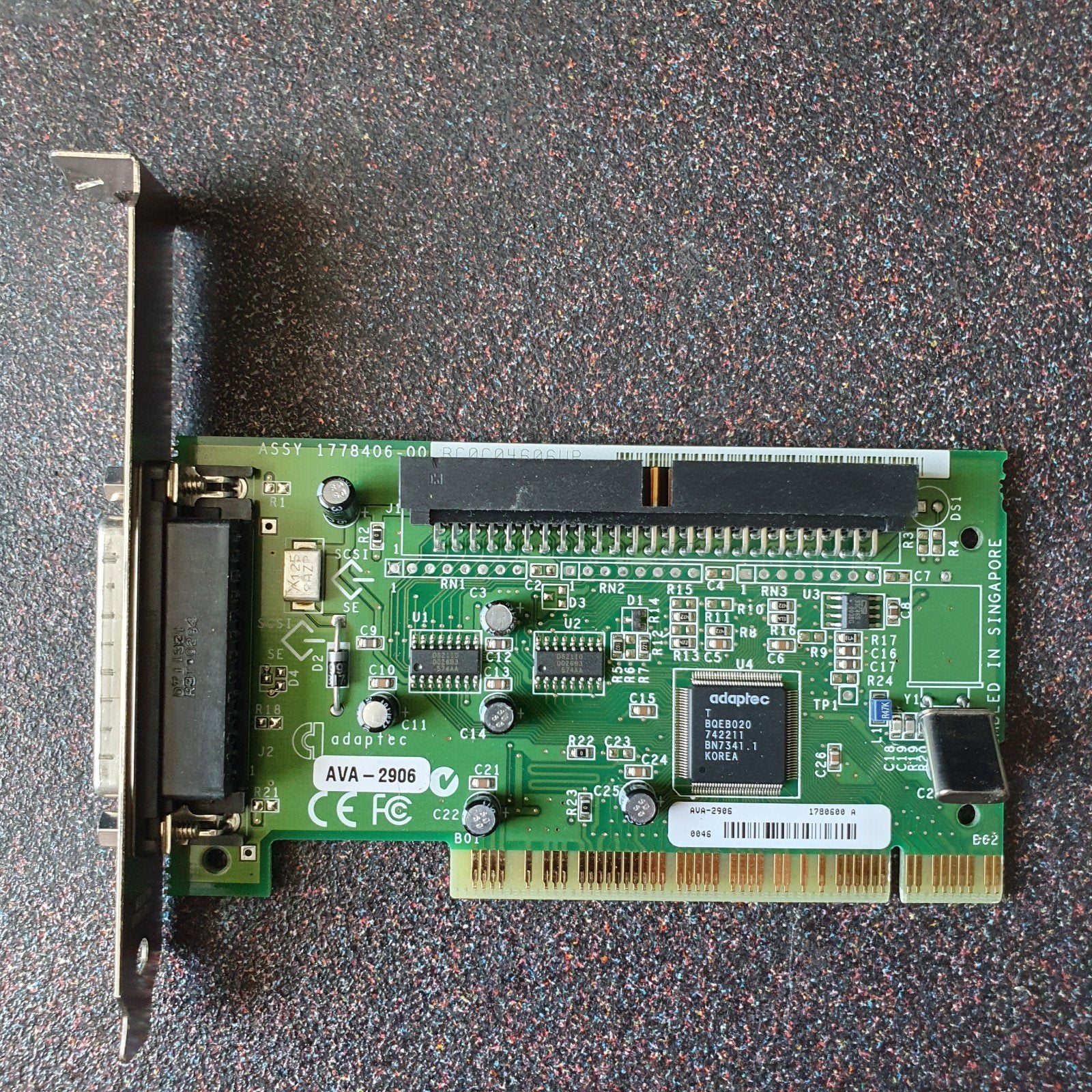 Adaptec AVA-2906 SCSI Controller Kaart, Ophalen, Gebruikt