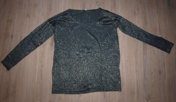 Zwart Zilver Shirt HEMA (M), Kleding | Dames, Maat 38/40 (M), Zwart, Ophalen of Verzenden, Zo goed als nieuw