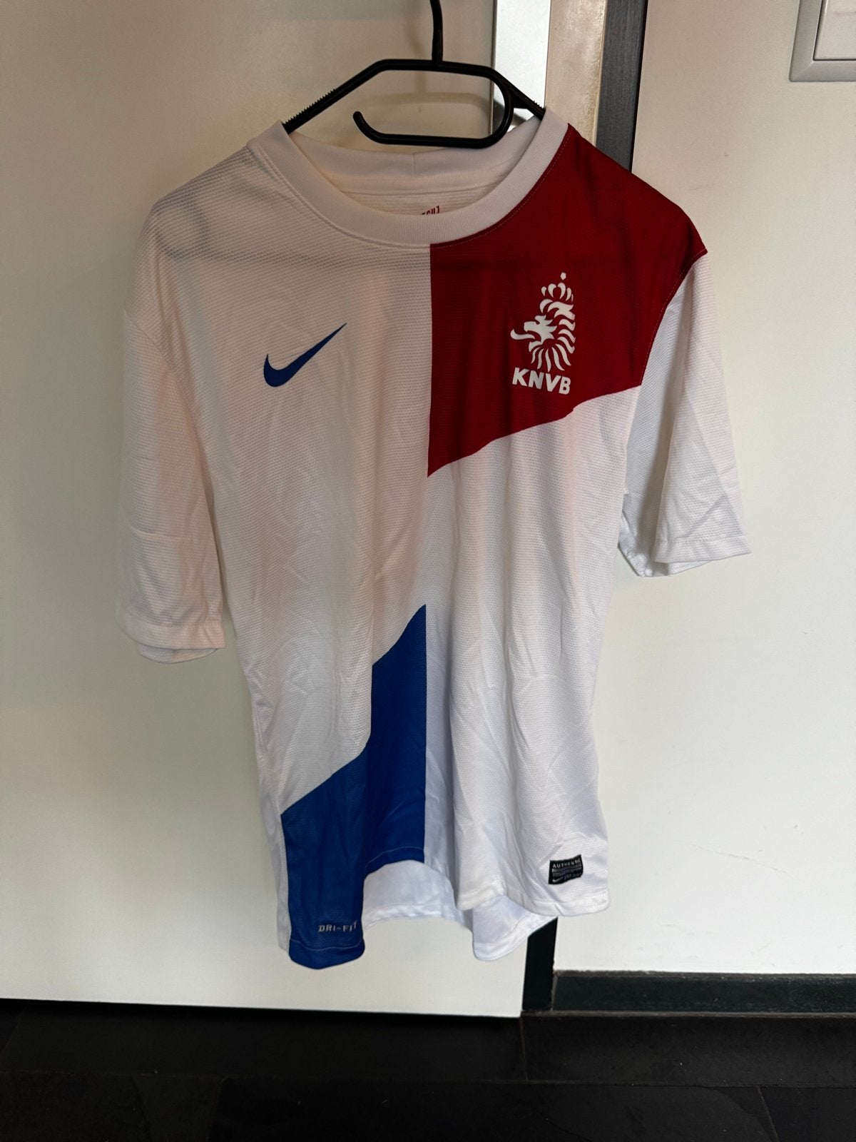 Nike Nederland uitshirt 2013 Maat M, Ophalen of Verzenden, Zo goed als nieuw, Maat 48/50 (M), Wit