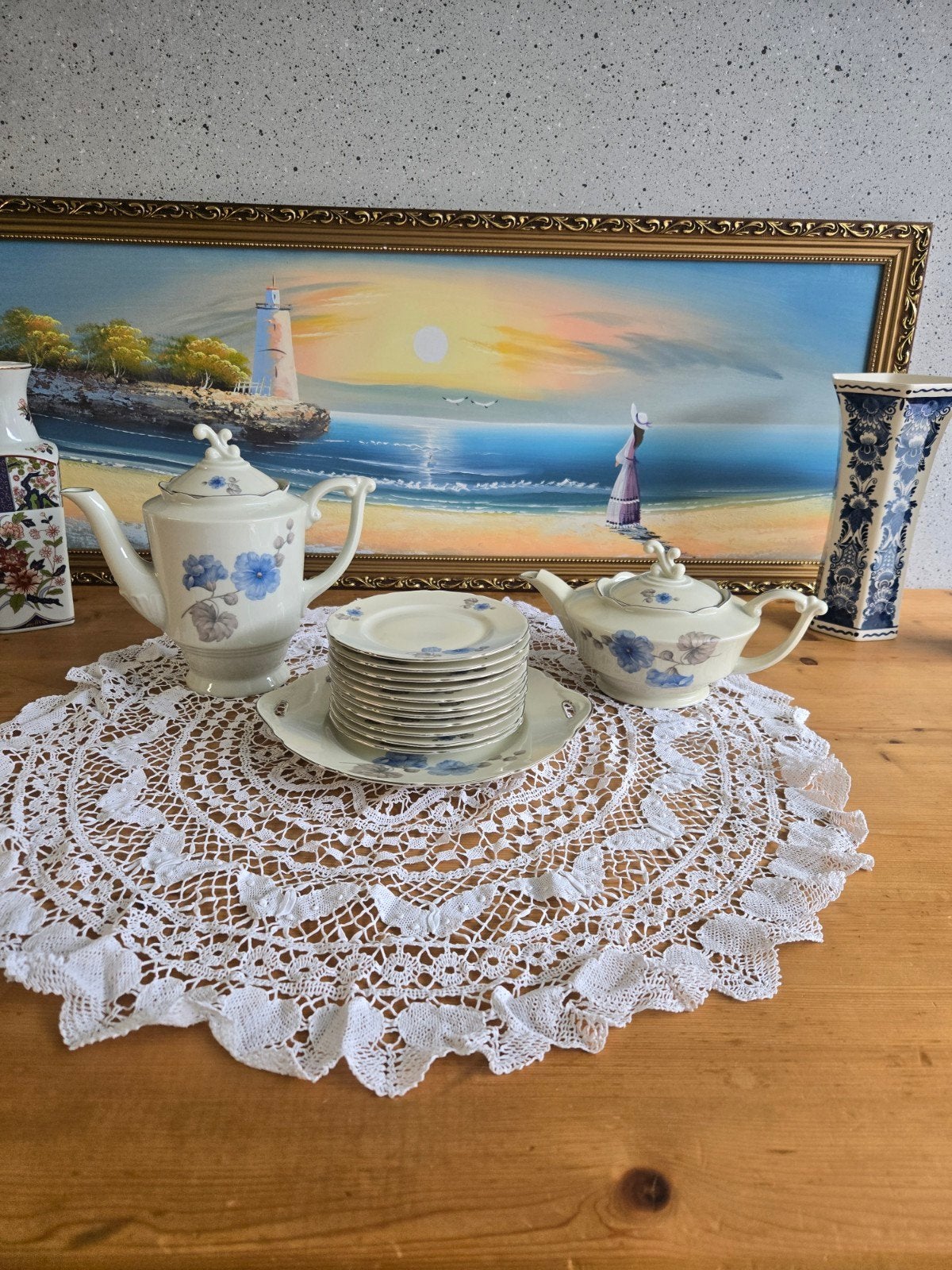 Vintage  porseleinen servies, Antiek en Kunst, Antiek | Servies los, Ophalen