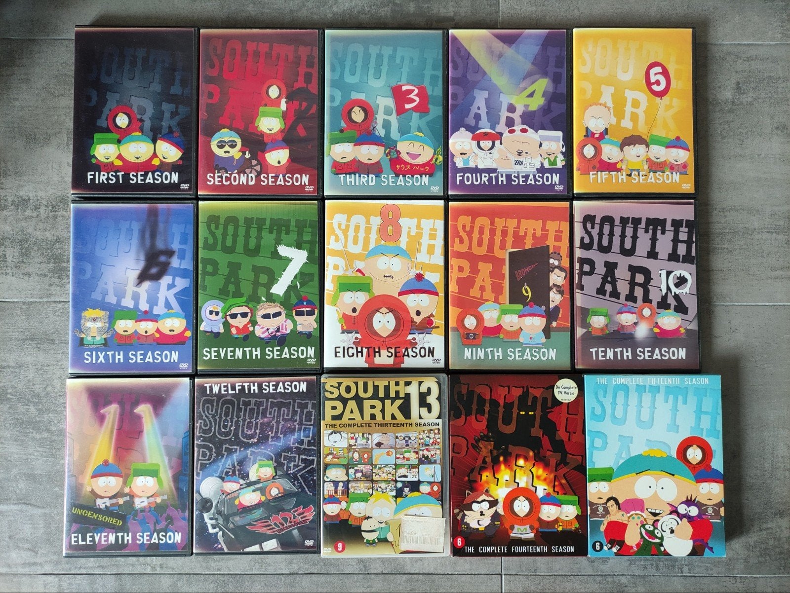 South park seizoen 1 t/m 15 dvds, Cd's en Dvd's, Vanaf 12 jaar, Ophalen of Verzenden