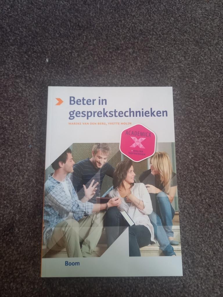 Beter in gesprekstechnieken - Studieboek, Boeken, Zo goed als nieuw, Gamma, Marike van den Berg, Yvette Molin, HBO