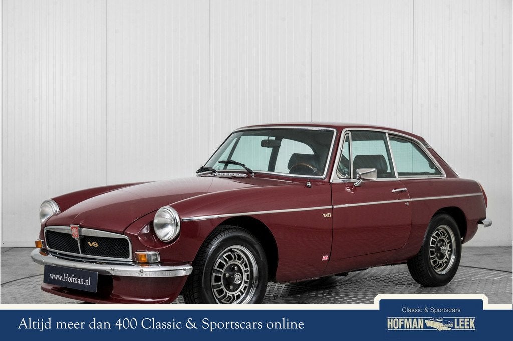 MG BGT V8 MGBGT V8 MGB LHD . (bj 1976), Lederen bekleding, B, Gebruikt, 8 cilinders