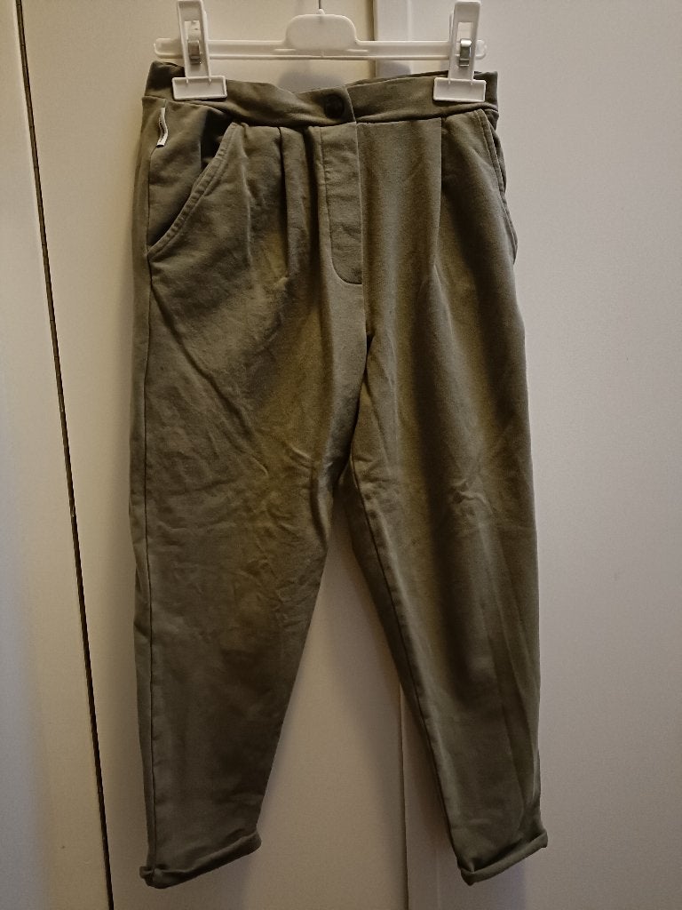 Superfijne en comfortabele broek Mingo 116 groen, Broek, Gebruikt, Jongen of Meisje, Ophalen of Verzenden